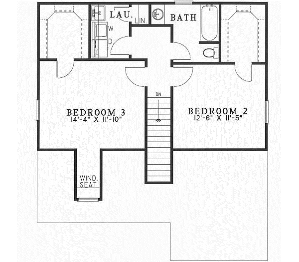 Upper/Second Floor Plan:12-372