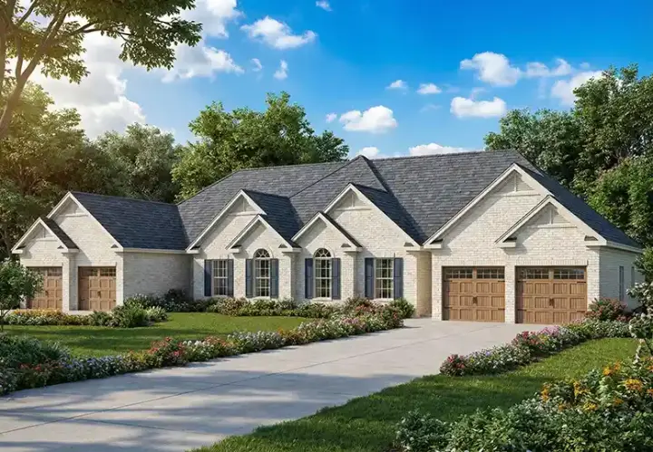 Traditional house plans 12-376 - front exterior, 2,962 sq ft, 6 bed, 4 bath house plans | Monster House Plans