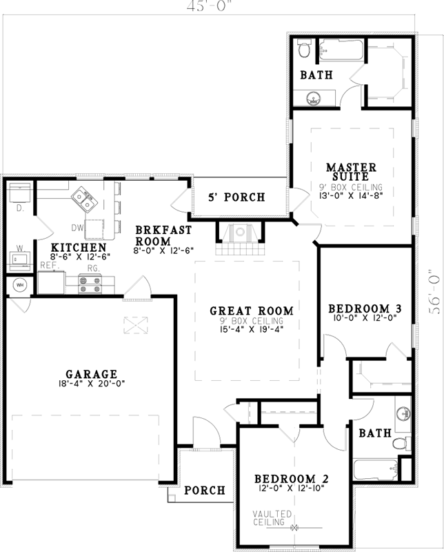 Main Floor Plan: 12-386