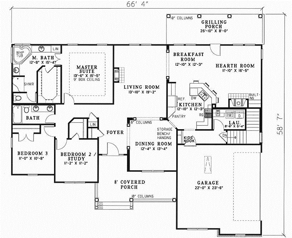 Main Floor Plan: 12-387