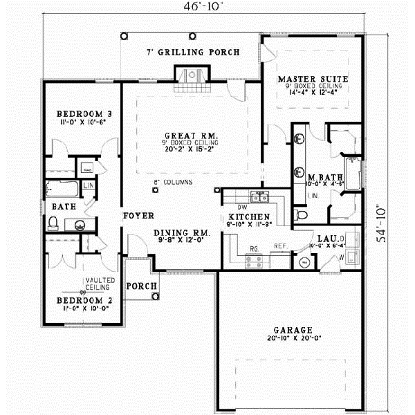 Main Floor Plan: 12-388