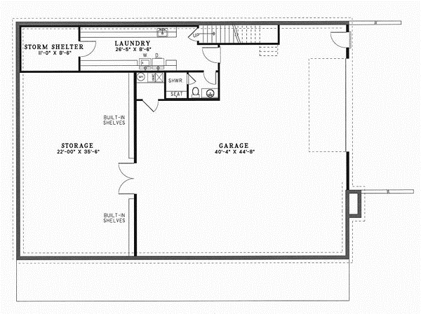 Lower Floor Plan: 12-390