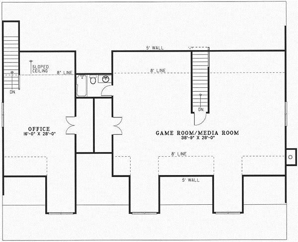 Upper/Second Floor Plan: 12-390