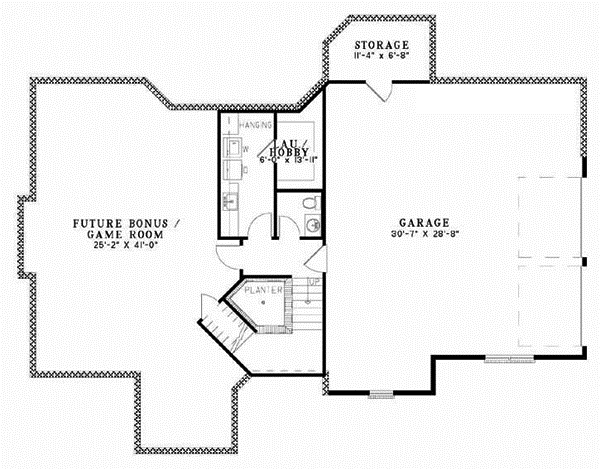 Lower Floor Plan: 12-391
