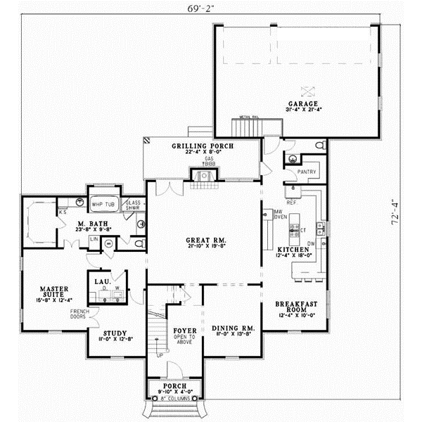 Main Floor Plan: 12-394