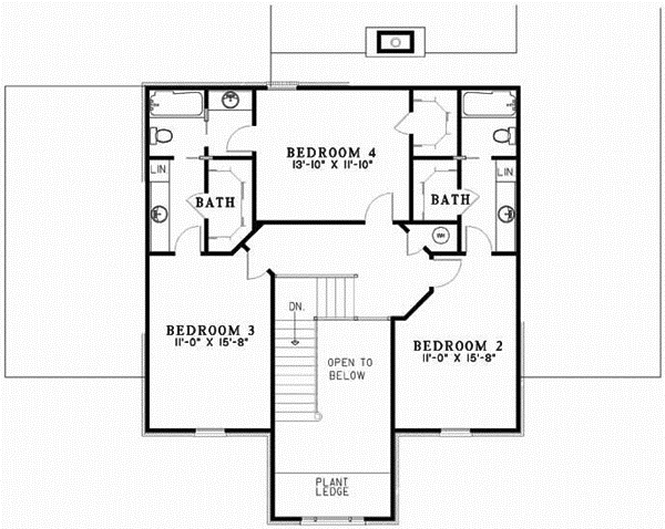 Upper/Second Floor Plan: 12-394