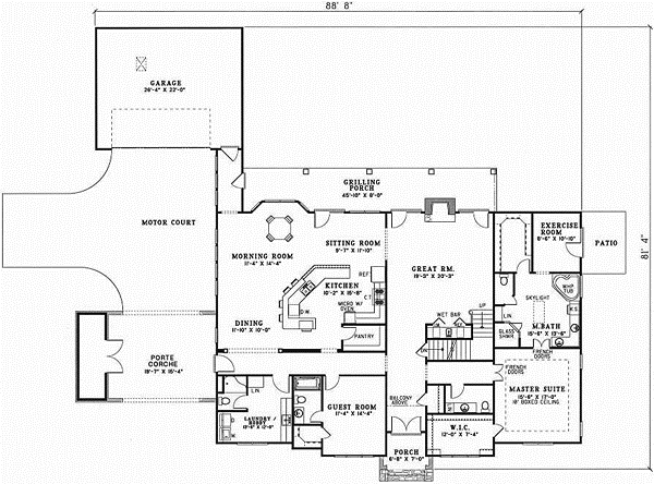 Main Floor Plan: 12-396