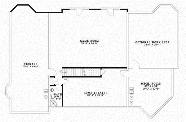 Lower Floor Plan: 12-397