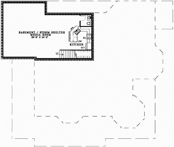 Lower Floor Plan: 12-402
