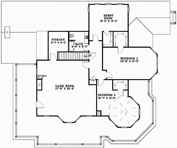 Upper/Second Floor Plan: 12-402