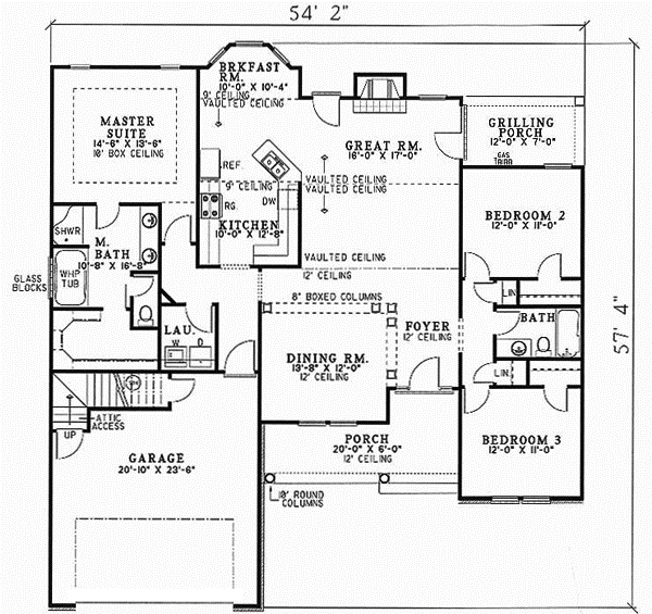 Main Floor Plan: 12-404