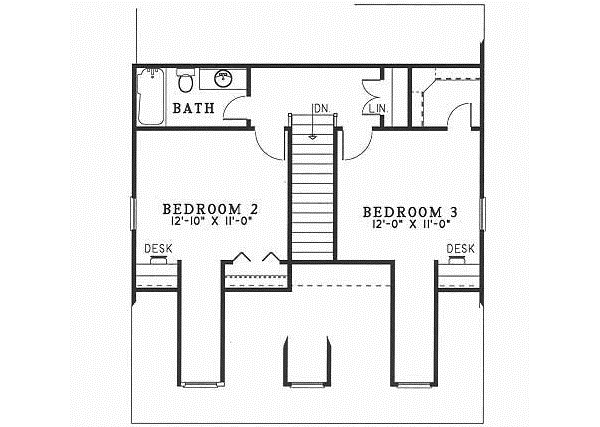 Upper/Second Floor Plan: 12-405