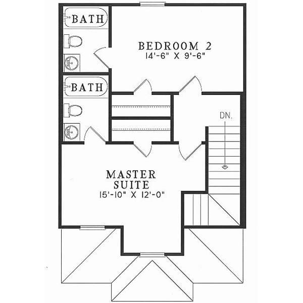 Upper/Second Floor Plan: 12-408