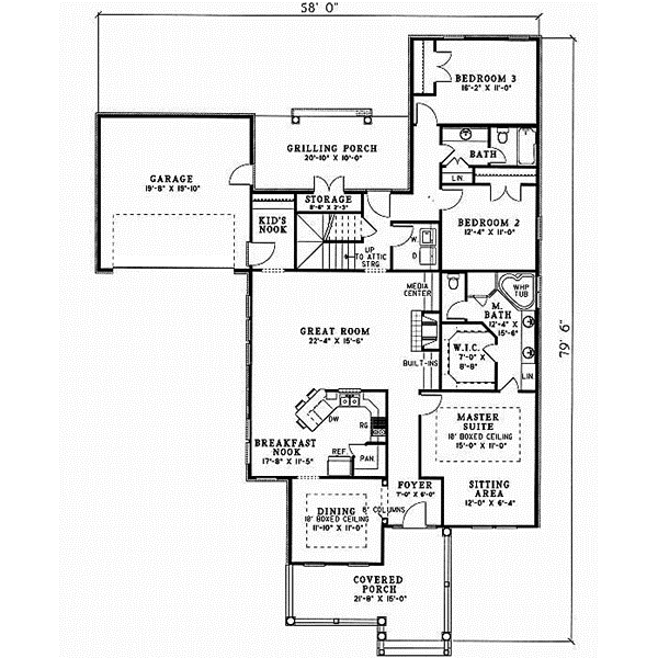 Main Floor Plan: 12-411