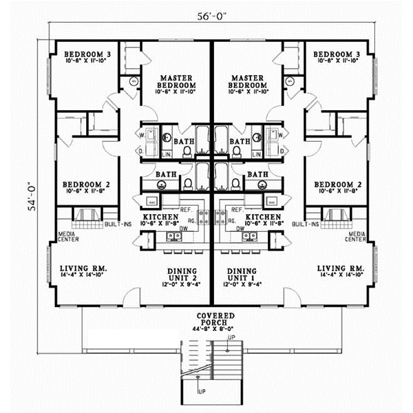 Main Floor Plan: 12-414
