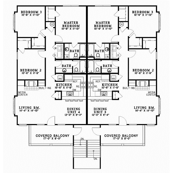 Upper/Second Floor Plan: 12-414