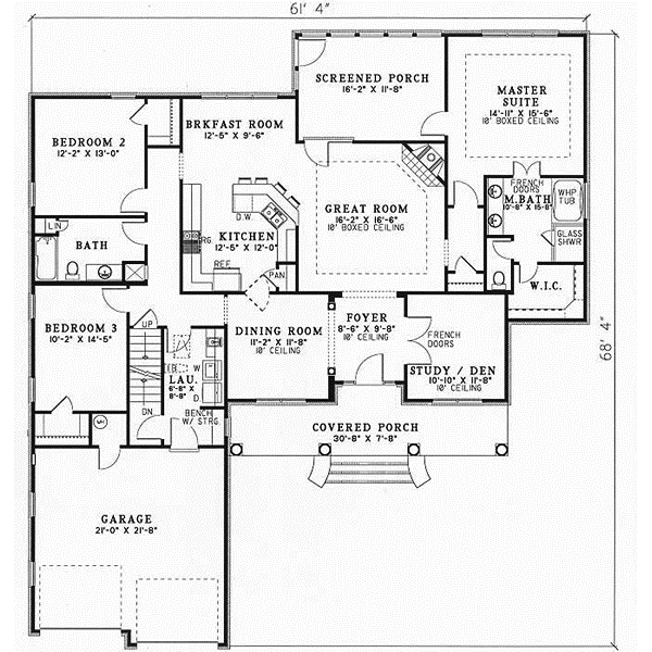 Main Floor Plan: 12-416
