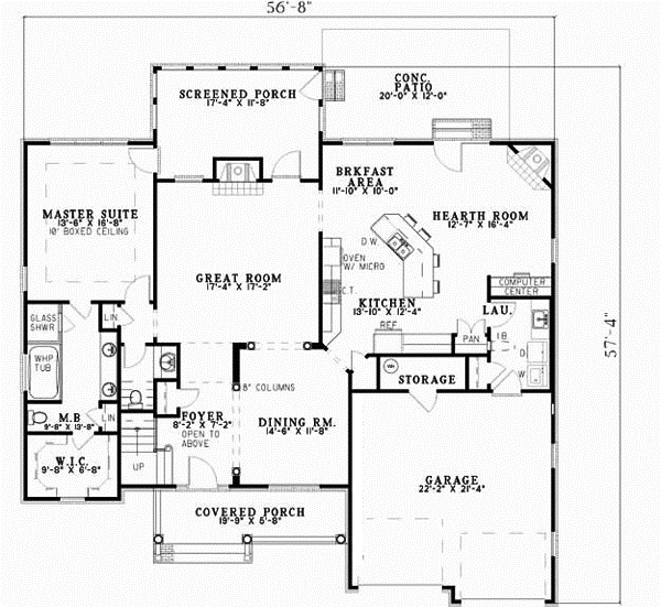 Main Floor Plan: 12-419