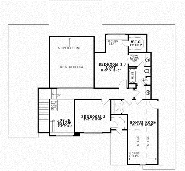 Upper/Second Floor Plan: 12-419