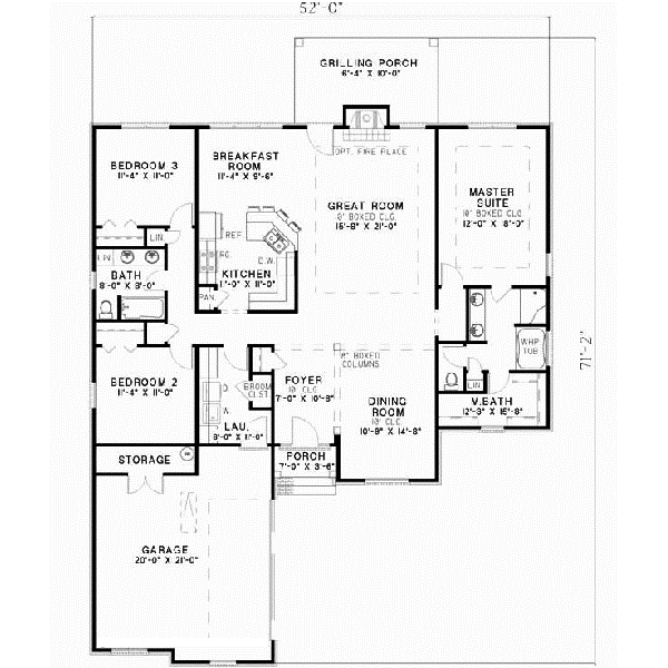 Main Floor Plan: 12-427
