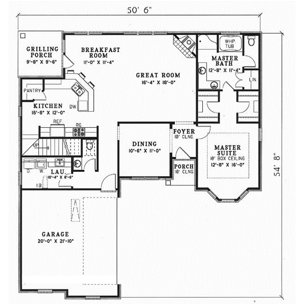 Main Floor Plan: 12-428