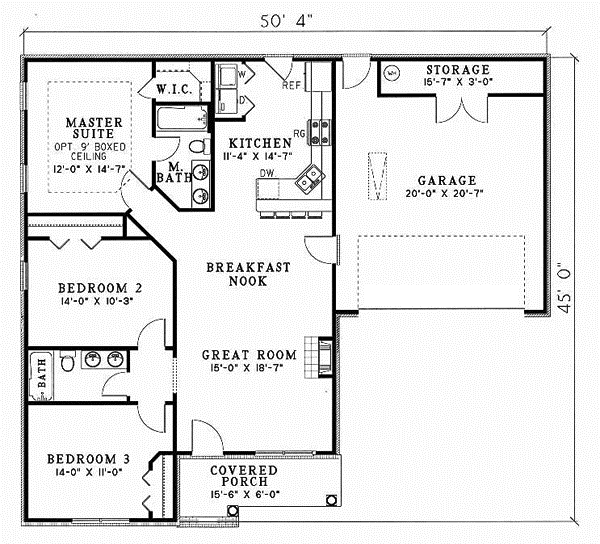 Main Floor Plan: 12-433