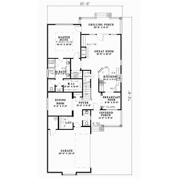 Main Floor Plan: 12-437