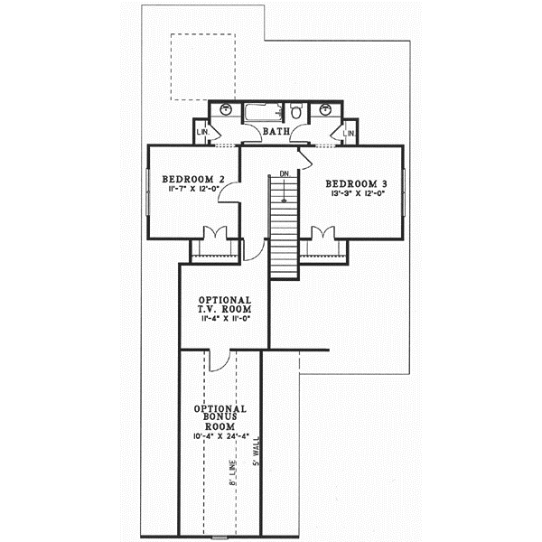 Upper/Second Floor Plan: 12-437