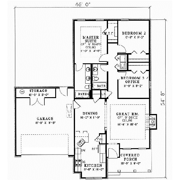 Main Floor Plan: 12-438