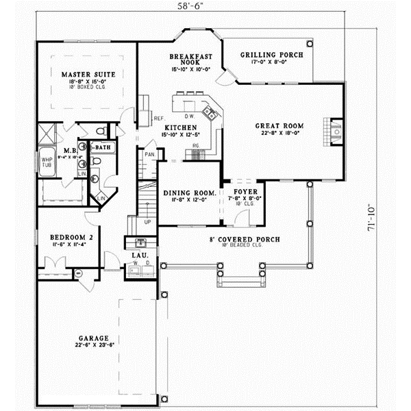 Main Floor Plan: 12-445