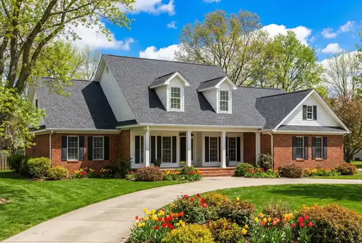 Country house plans 12-447 - front exterior, 3,419 sq ft, 5 bed, 5 bath house plans | Monster House Plans