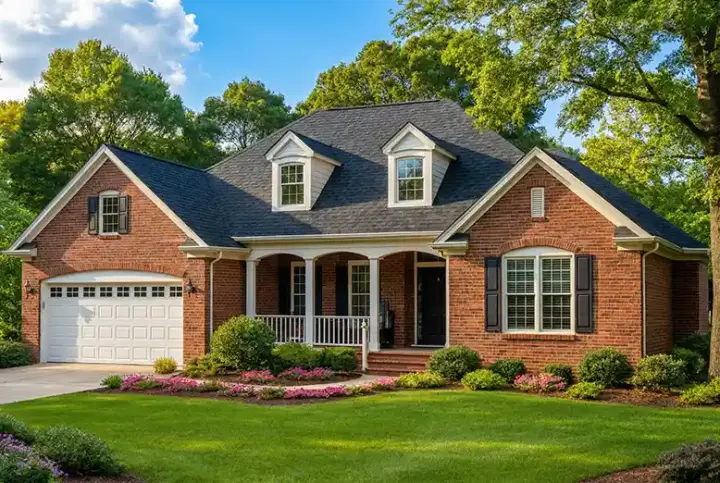 Southern house plans 12-450 - front exterior, 1,965 sq ft, 4 bed, 2 bath house plans | Monster House Plans