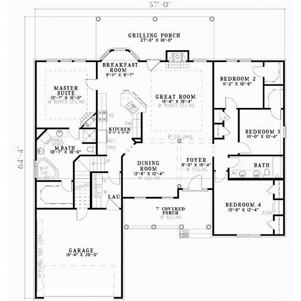 Main Floor Plan: 12-450