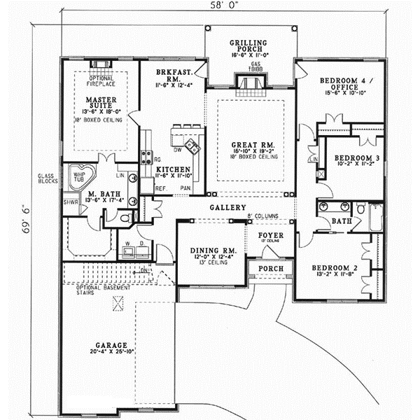 Main Floor Plan: 12-455