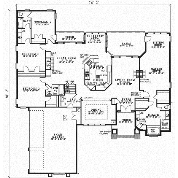 Main Floor Plan: 12-458