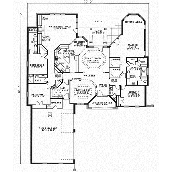 Main Floor Plan: 12-459