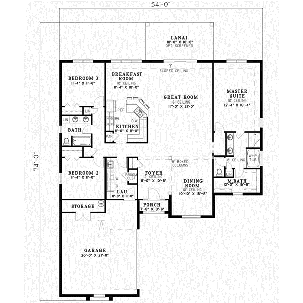 Main Floor Plan: 12-460