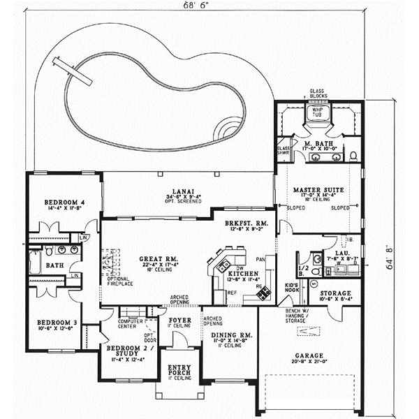 Main Floor Plan: 12-462