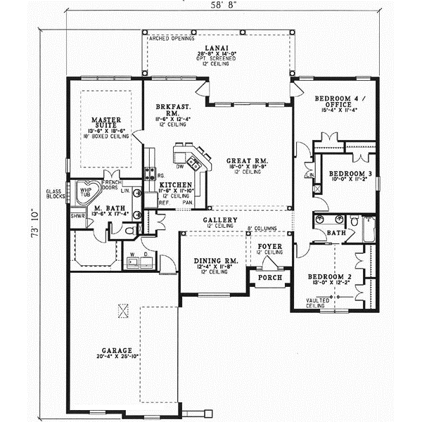 Main Floor Plan: 12-463