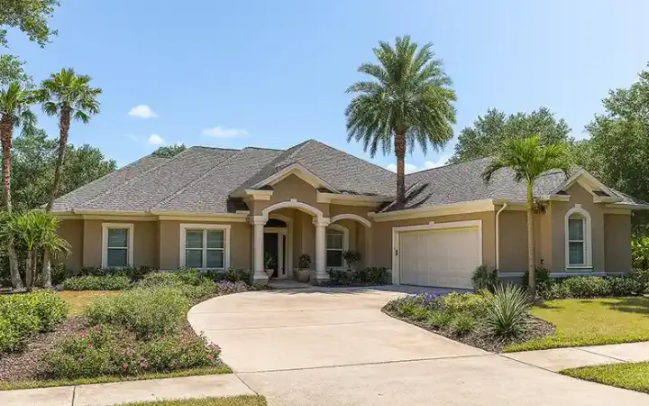 Mediterranean house plans 12-465 - front exterior, 2,501 sq ft, 4 bed, 3 bath house plans | Monster House Plans