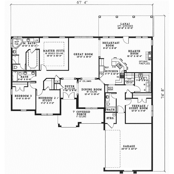 Main Floor Plan: 12-465