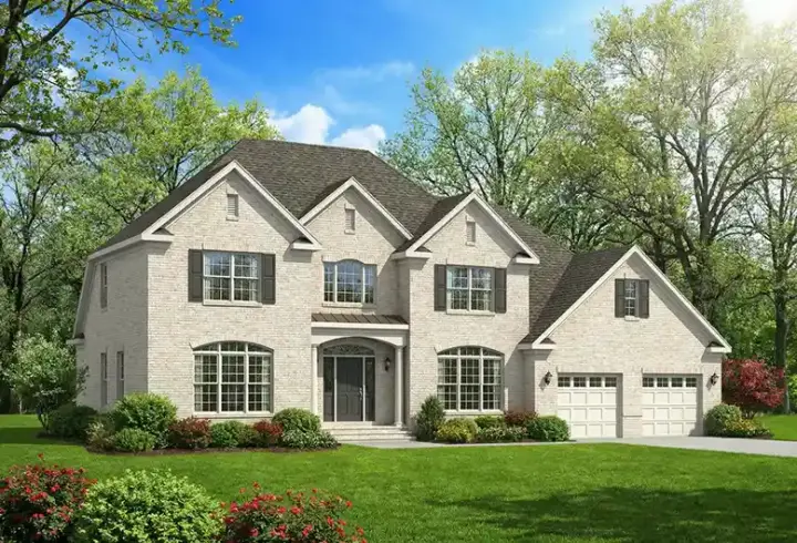 Traditional house plans 12-470 - front exterior, 3,283 sq ft, 5 bed, 2 bath house plans | Monster House Plans