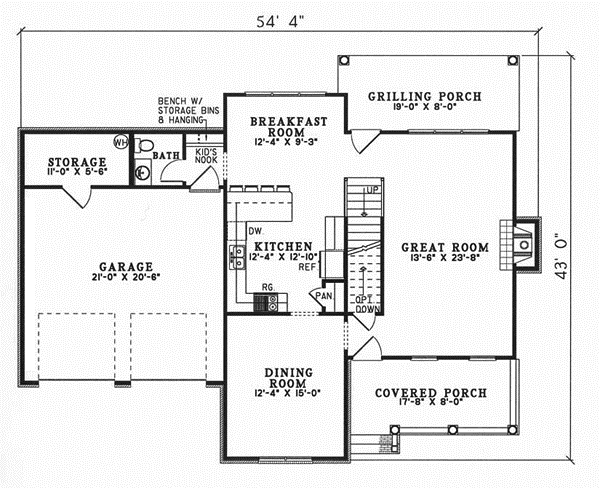 Main Floor Plan: 12-474