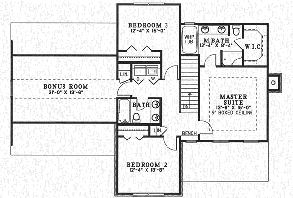 Upper/Second Floor Plan: 12-474
