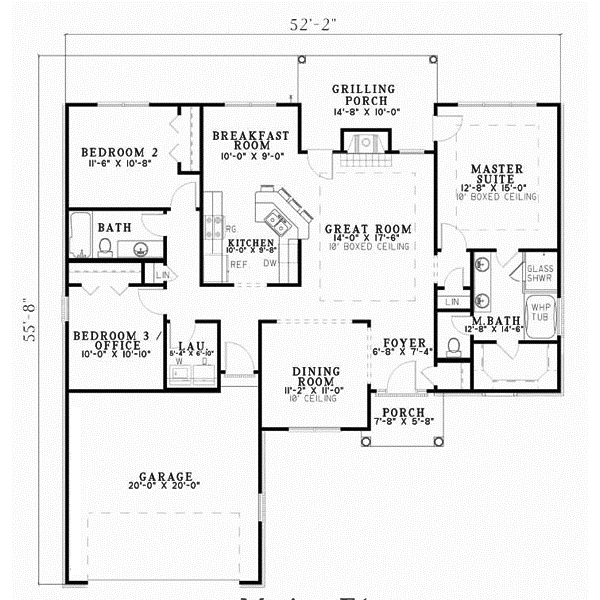 Main Floor Plan: 12-476