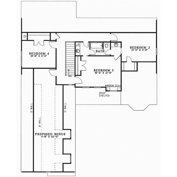 Upper/Second Floor Plan: 12-478