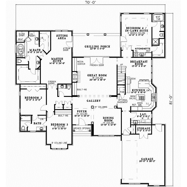 Main Floor Plan: 12-479