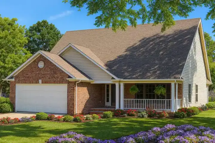Traditional house plans 12-482 - front exterior, 1,774 sq ft, 2 bed, 2 bath house plans | Monster House Plans