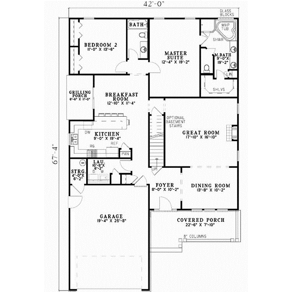 Main Floor Plan: 12-482
