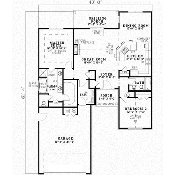 Main Floor Plan: 12-483